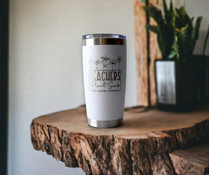 20oz Custom Engraved Tumbler - Solid Lid