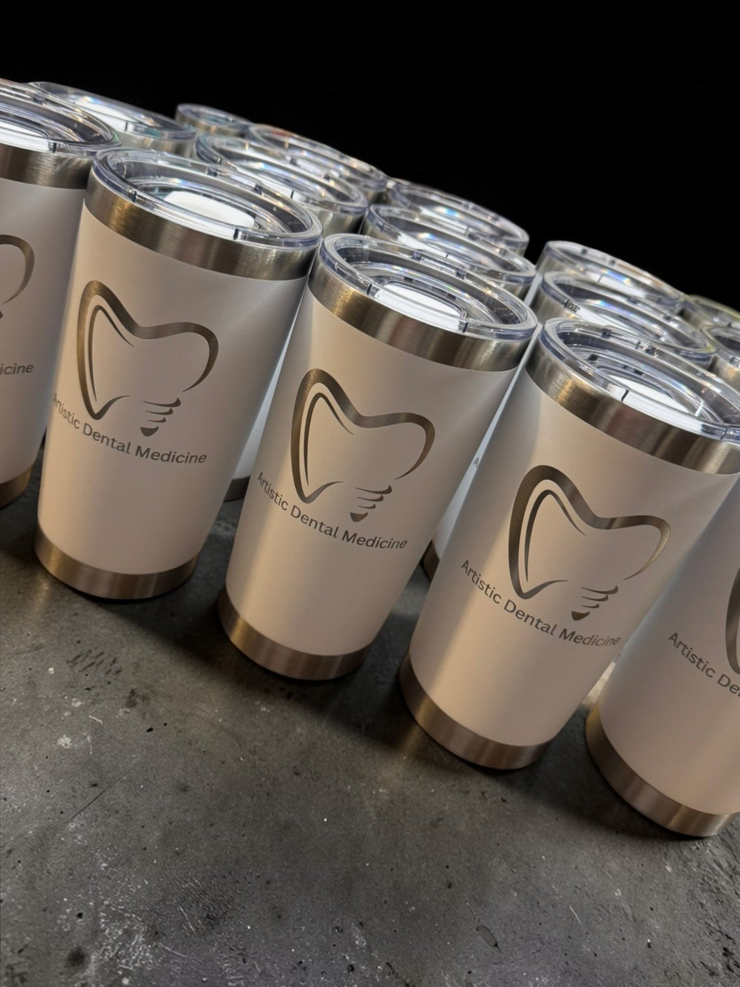 20oz Custom Engraved Tumbler with Magnetic Lid