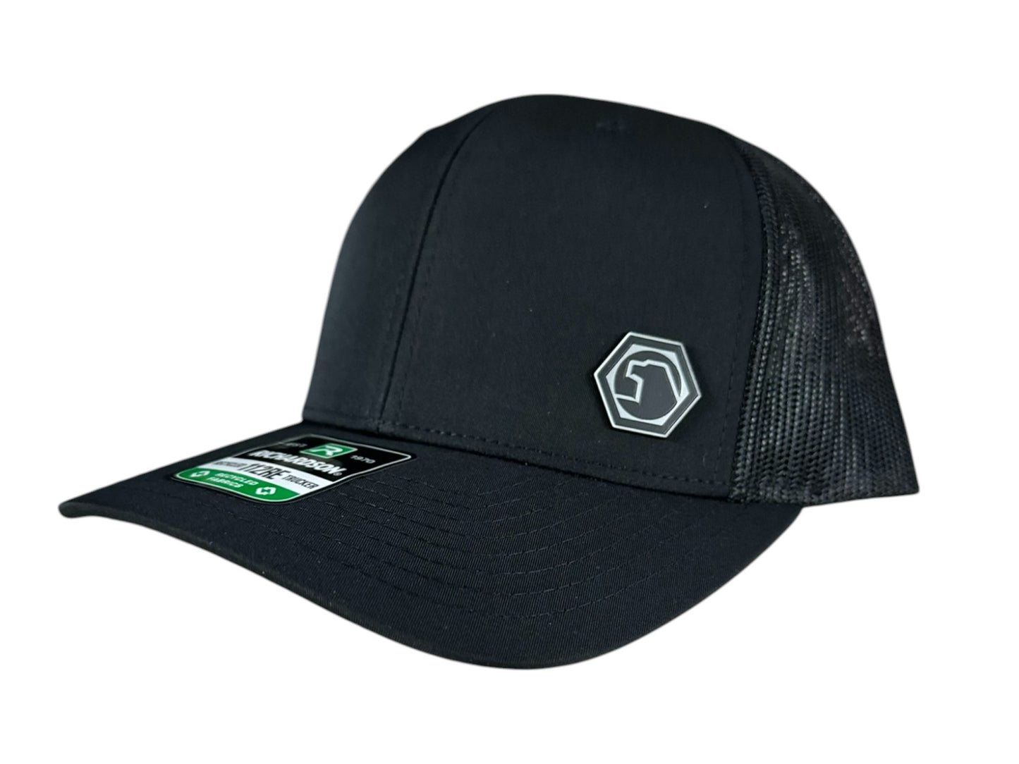 Custom Stainless/Black Acrylic Patch on Richardson 112