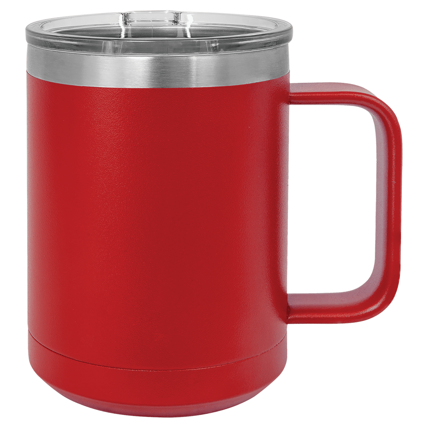 15oz Custom Mug with Sliding Plastic Lid