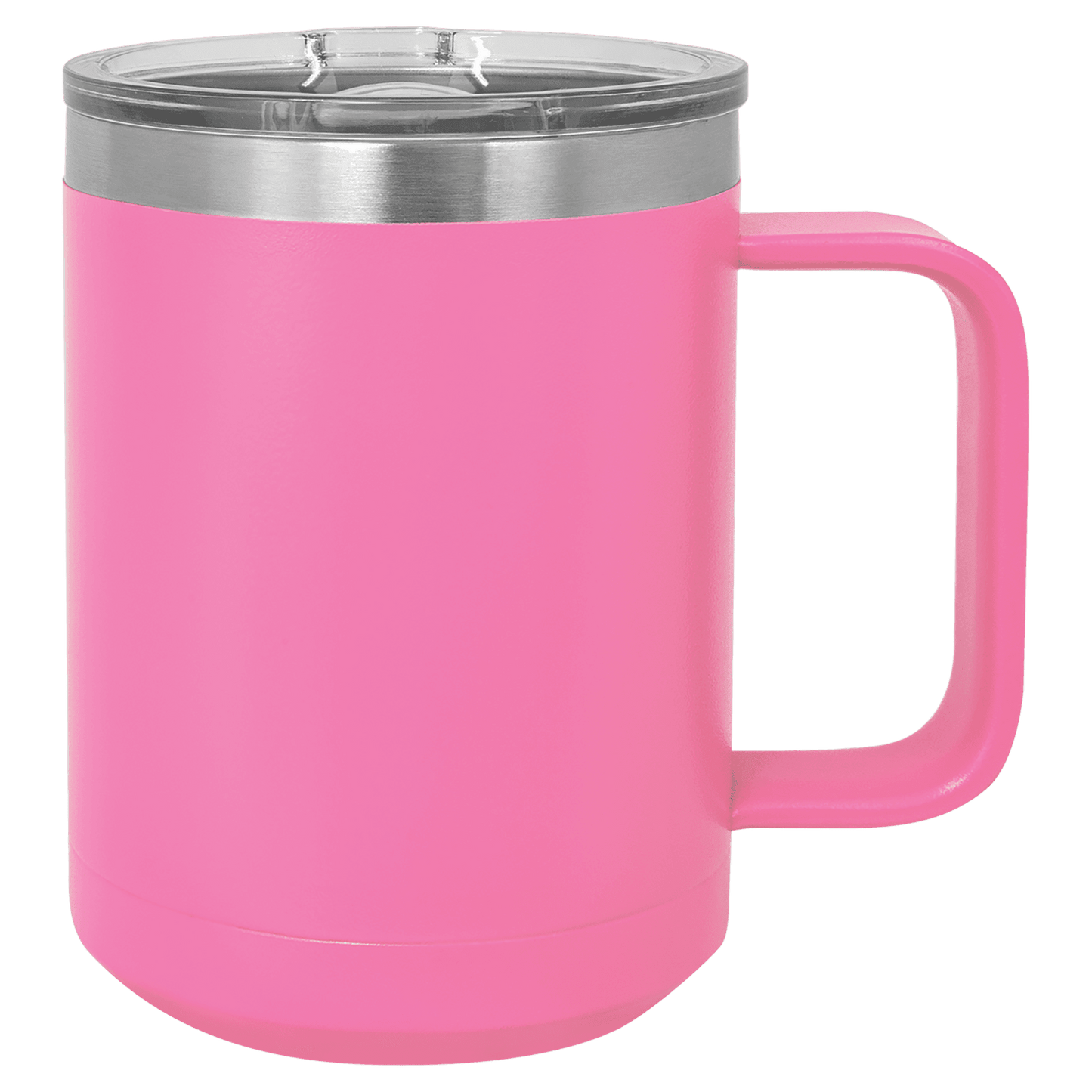 15oz Custom Mug with Sliding Plastic Lid