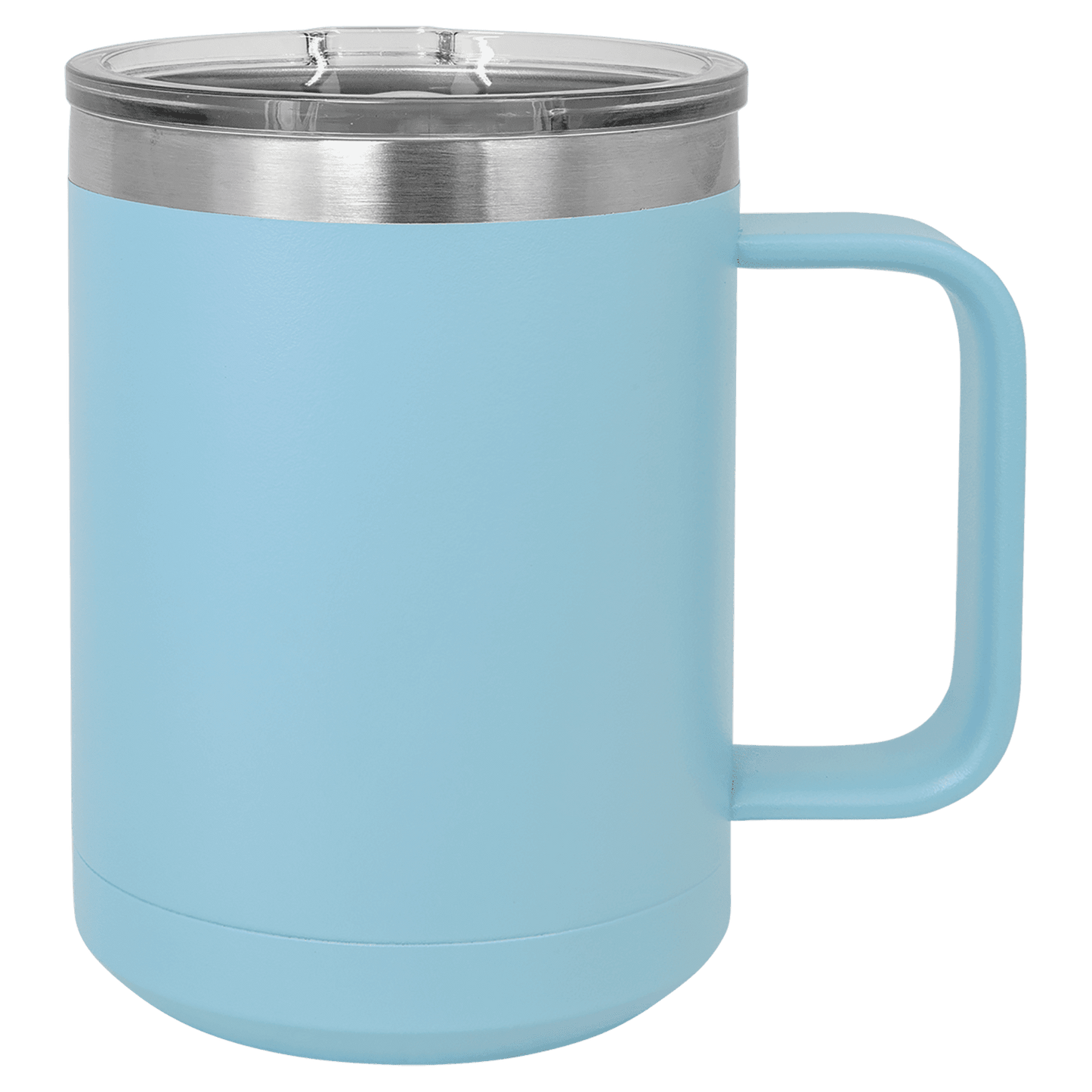 15oz Custom Mug with Sliding Plastic Lid