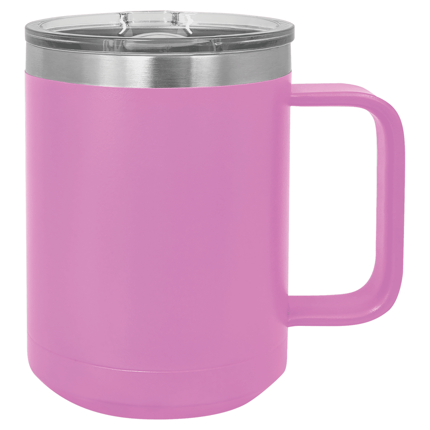 15oz Custom Mug with Sliding Plastic Lid