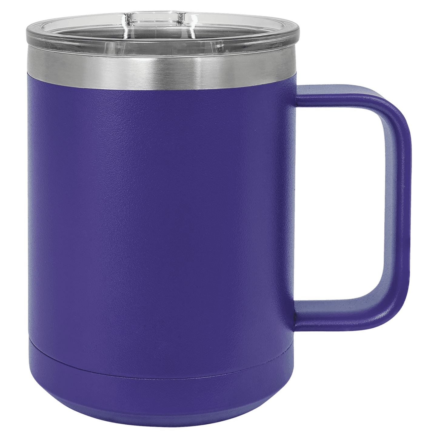 15oz Custom Mug with Sliding Plastic Lid