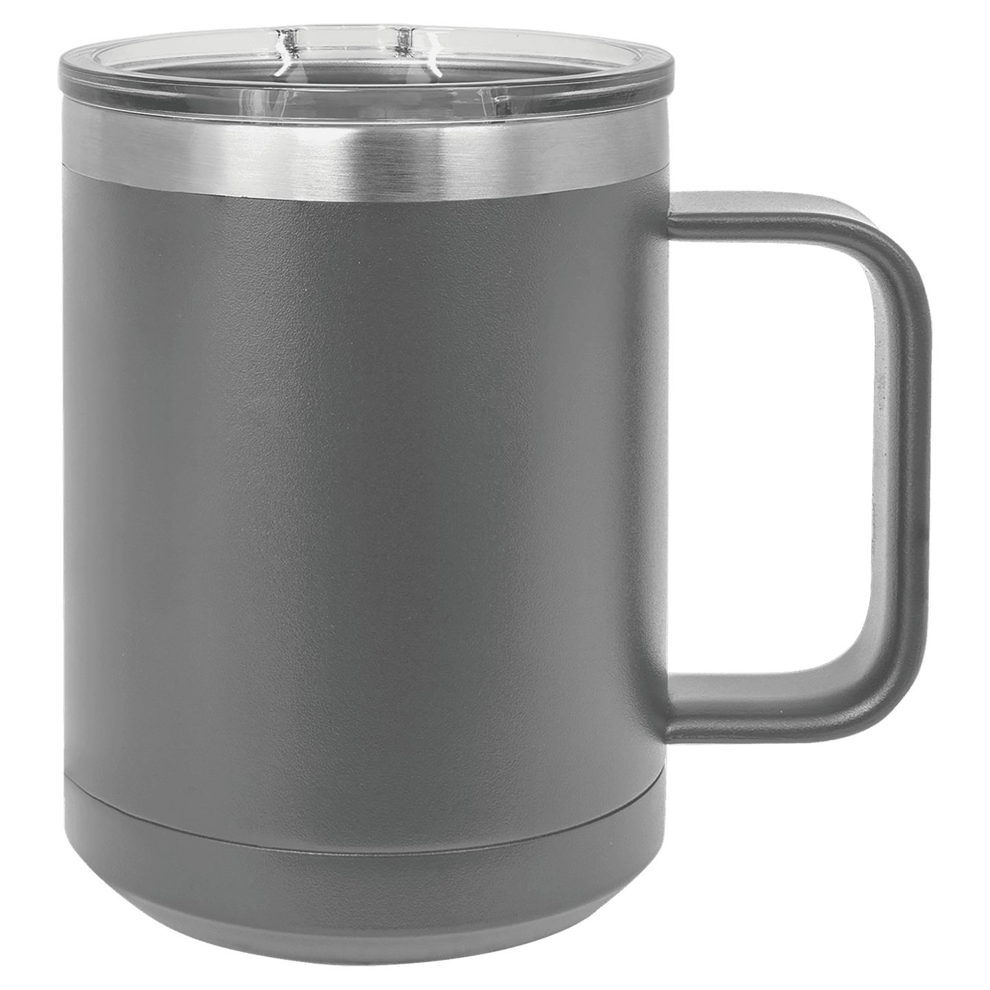 15oz Custom Mug with Sliding Plastic Lid