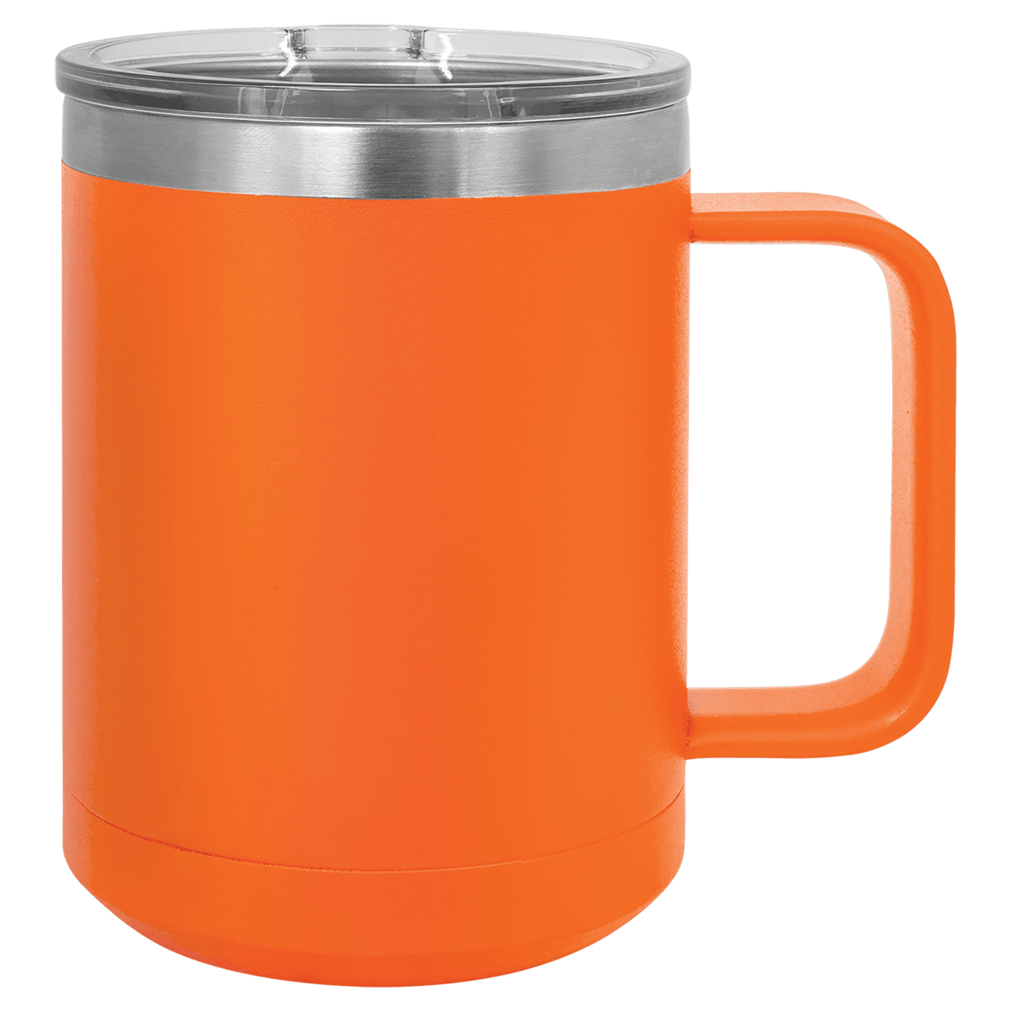 15oz Custom Mug with Sliding Plastic Lid