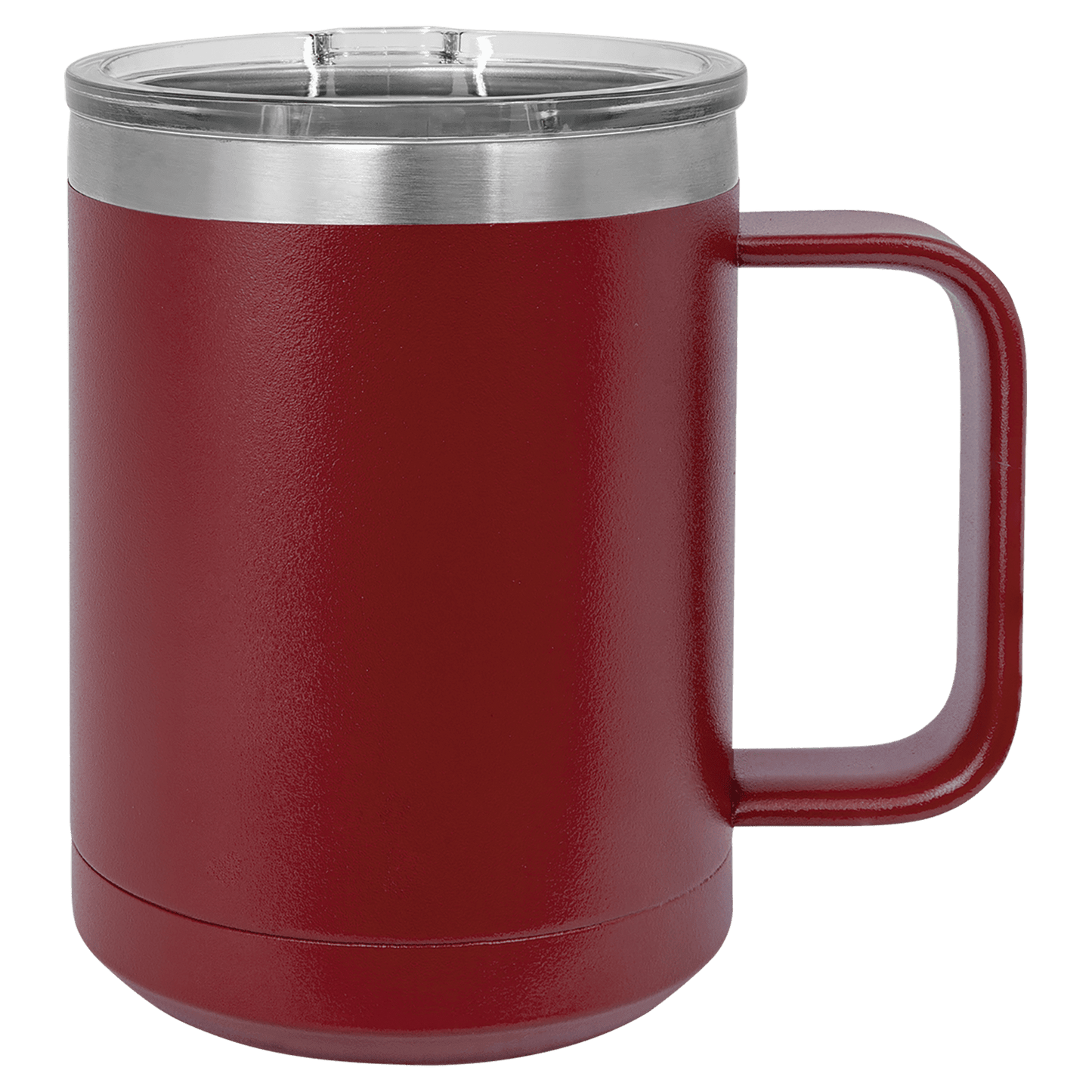 15oz Custom Mug with Sliding Plastic Lid