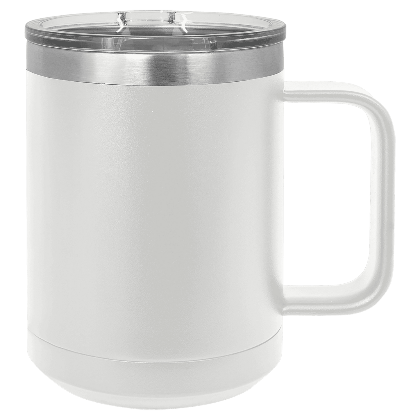 15oz Custom Mug with Sliding Plastic Lid