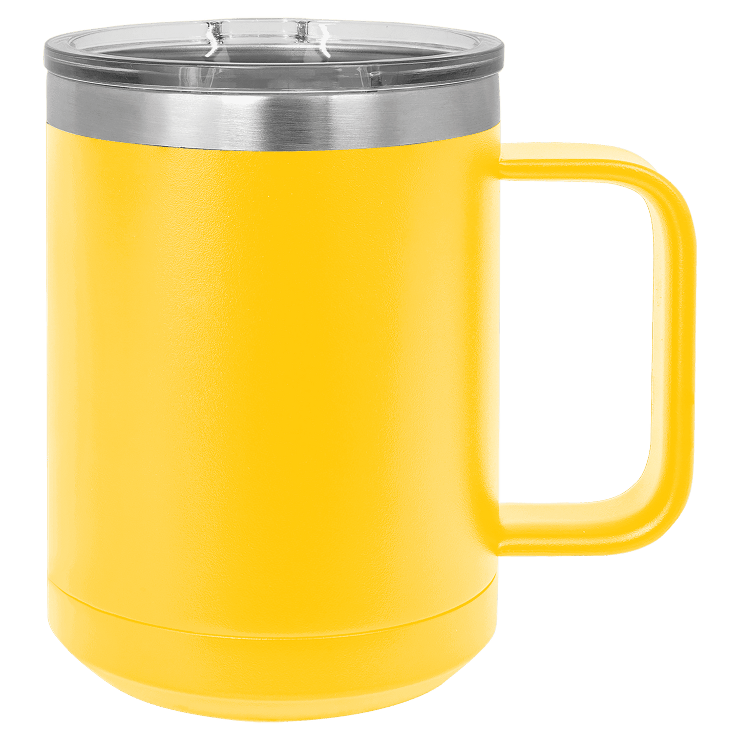15oz Custom Mug with Sliding Plastic Lid