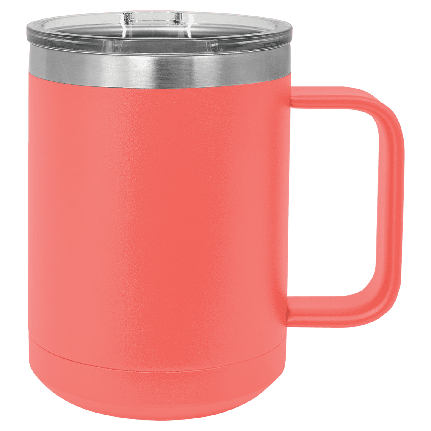 15oz Custom Mug with Sliding Plastic Lid
