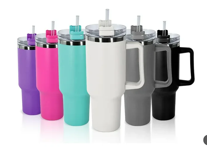 Custom Logo 40oz Tumbler with handle