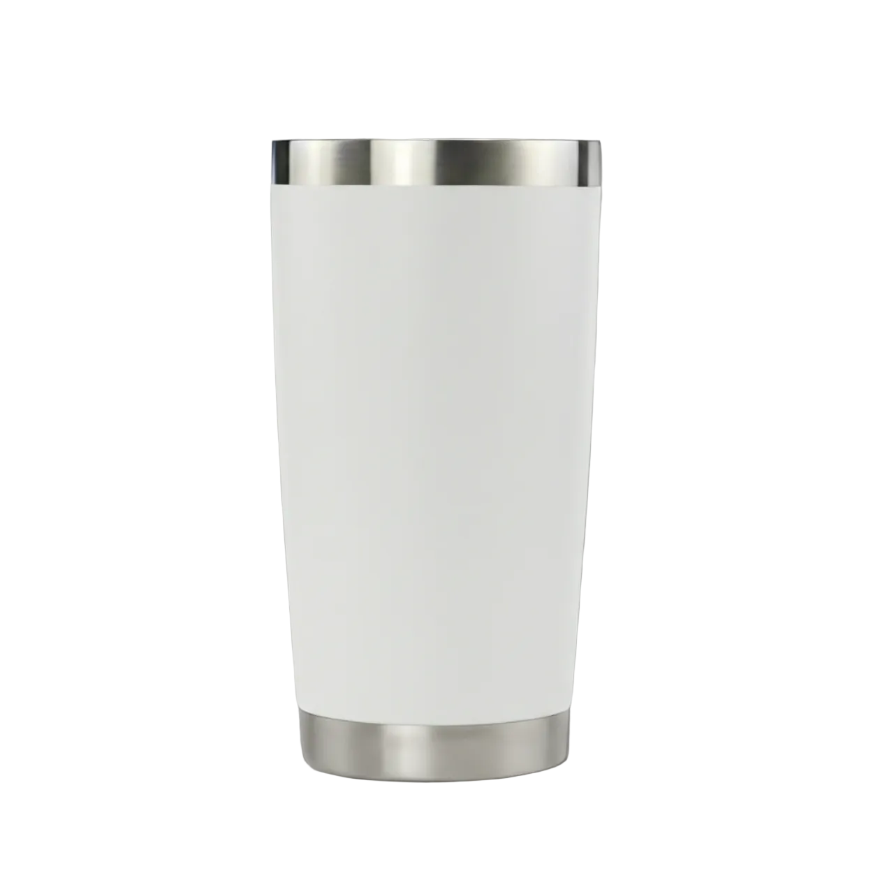 white 20oz stainless steel tumbler 