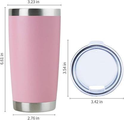 20oz Custom Engraved Tumbler - Solid Lid